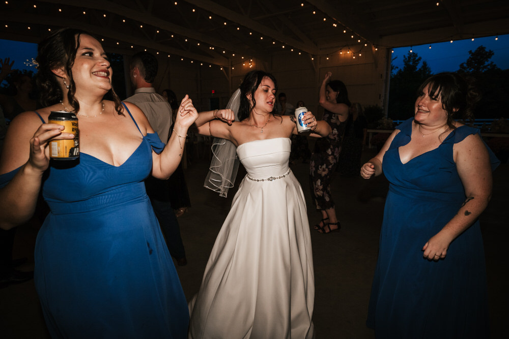 Alum Creek Farm barn wedding reception