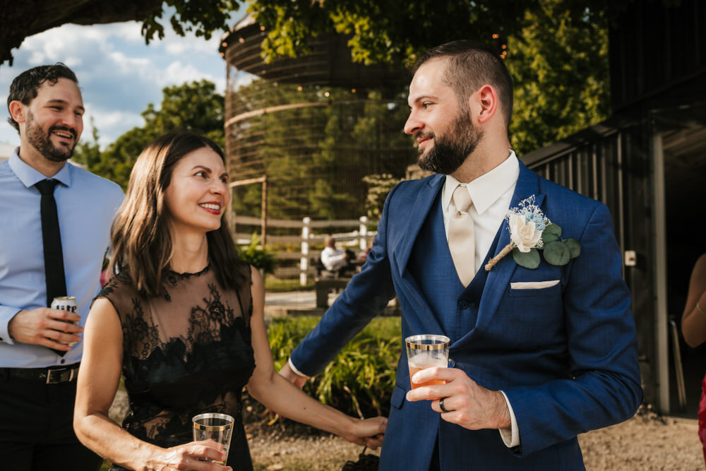 Alum Creek Farm barn wedding reception