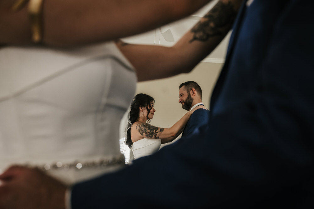 Romantic outdoor portraits of Ashley and Matt