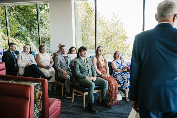 Family photographs at Pier W wedding in Lakewood